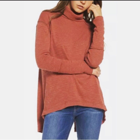 Free People Tops - Free People Split Back Turtleneck XS